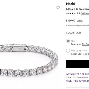 Nadri Classic Tennis Braclet